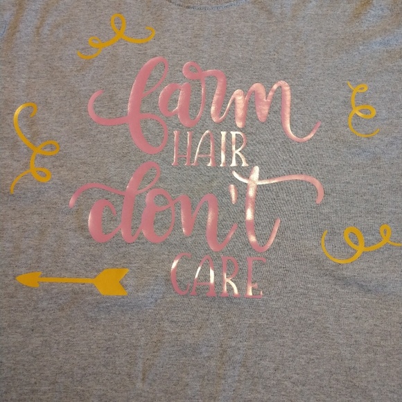 Farm hair don't care t-shirt - Picture 1 of 1